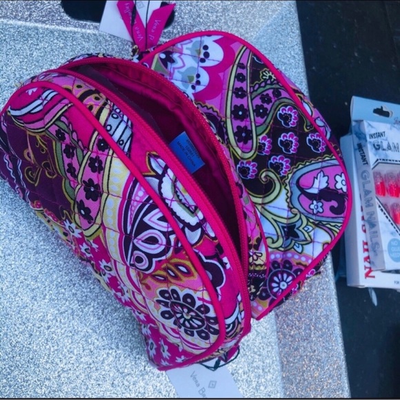 VERA BRADLEY Pink Paisley Cosmetic Bag - Picture 5 of 6